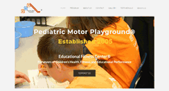 Desktop Screenshot of pediatricmotorplayground.com